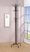 Coaster Collier 12-hook Coat Rack Black Default Title