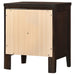 Coaster Carlton 2-drawer Rectangular Nightstand Cappuccino Default Title