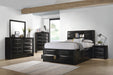 Coaster Briana Platform Storage Bed Black Cal King