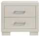 Coaster Jessica Bedroom Set with Nightstand Panels White Cal King Set of 5