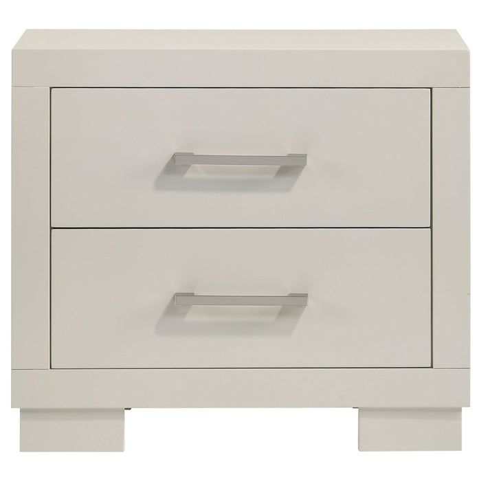 Coaster Jessica 2-drawer Nightstand White Default Title