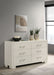 Coaster Jessica 6-drawer Dresser with Mirror White No Mirror