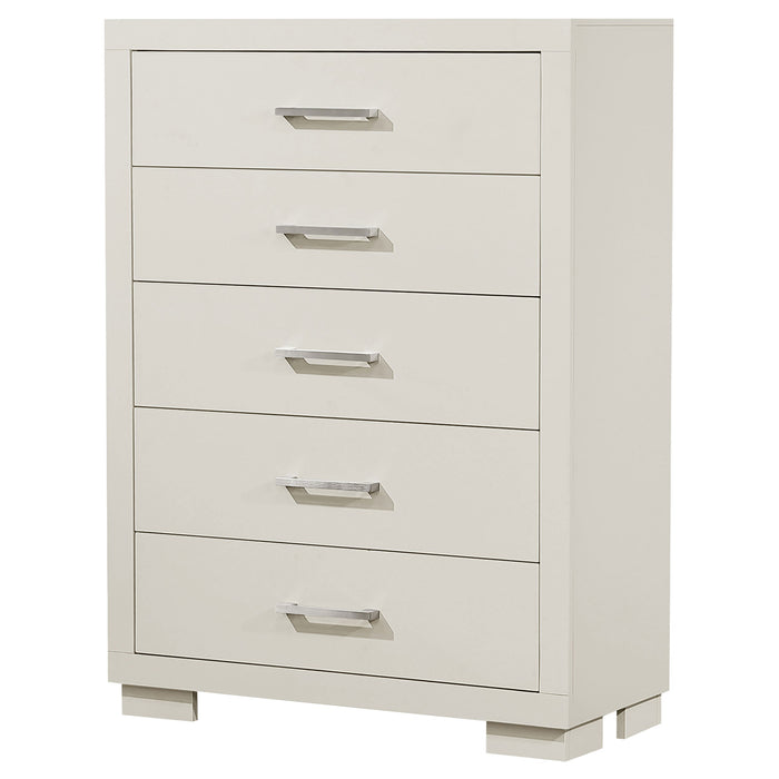 Coaster Jessica 5-drawer Chest White Default Title