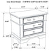 Coaster Cambridge 3-drawer Rectangular Nightstand Cappuccino Default Title