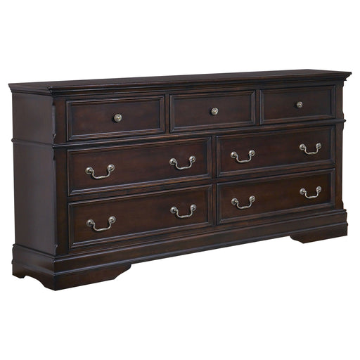 Coaster Cambridge 7-drawer Rectangular Dresser Cappuccino Default Title