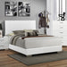 Coaster Felicity Panel Bed Glossy White Cal King