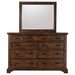 Coaster Elk Grove 9-drawer Dresser with Mirror with Jewelry Tray Vintage Bourbon No Mirror