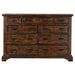 Coaster Elk Grove 9-drawer Dresser with Mirror with Jewelry Tray Vintage Bourbon No Mirror