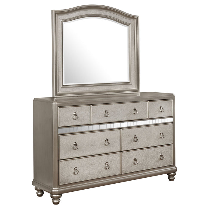 Coaster Bling Game 7-drawer Dresser with Mirror Metallic Platinum No Mirror