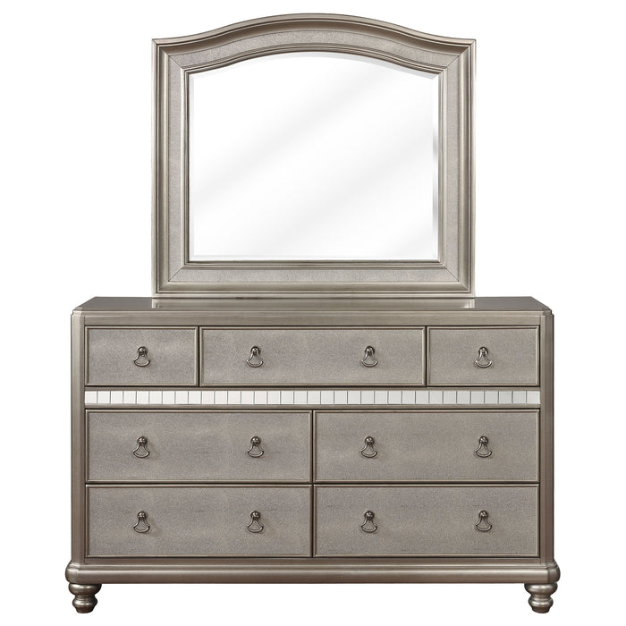 Coaster Bling Game 7-drawer Dresser with Mirror Metallic Platinum No Mirror