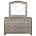 Coaster Bling Game 7-drawer Dresser with Mirror Metallic Platinum No Mirror