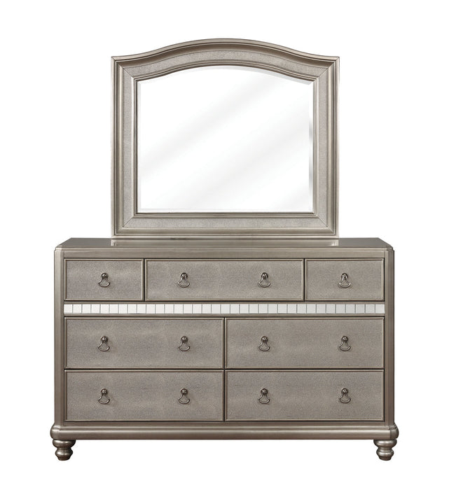 Coaster Bling Game 7-drawer Dresser with Mirror Metallic Platinum No Mirror