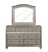 Coaster Bling Game 7-drawer Dresser with Mirror Metallic Platinum No Mirror