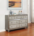 Coaster Bling Game 7-drawer Dresser with Mirror Metallic Platinum No Mirror