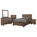 Coaster Kauffman Storage Bedroom Set with High Straight Headboard Eastern King Set of 5