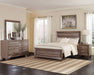 Coaster Kauffman Bedroom Set with High Straight Headboard Cal King Set of 5