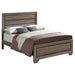 Coaster Kauffman Panel Bed Washed Taupe Cal King