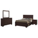 Coaster Kauffman Storage Bedroom Set with High Straight Headboard Eastern King Set of 4