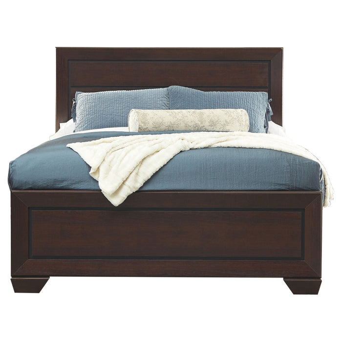 Coaster Kauffman Panel Bed Dark Cocoa Cal King