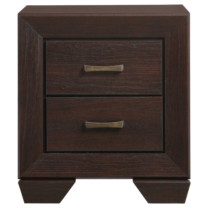 Coaster Kauffman 2-drawer Nightstand Dark Cocoa Default Title