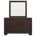 Coaster Kauffman 6-drawer Dresser with Mirror Dark Cocoa No Mirror