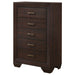 Coaster Kauffman 5-drawer Chest Dark Cocoa Default Title