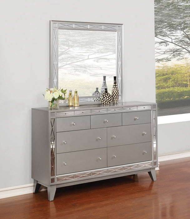 Coaster Leighton 7-drawer Dresser Metallic Mercury Default Title