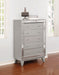 Coaster Leighton 5-drawer Chest Metallic Mercury Default Title