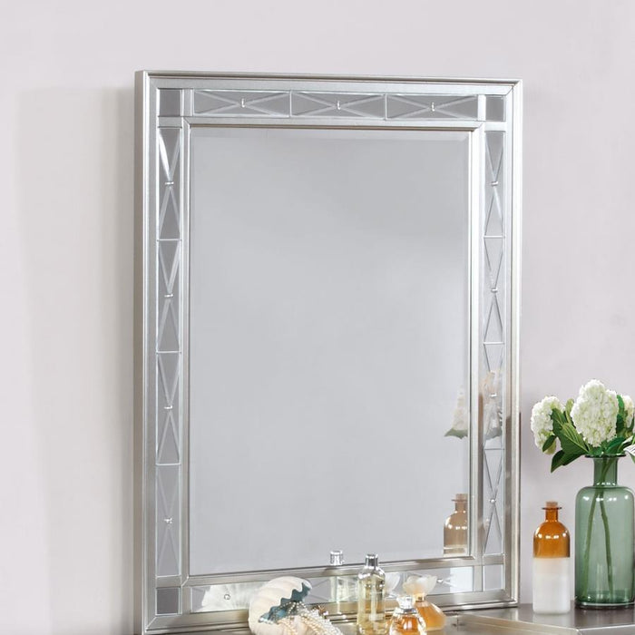 Leighton Vanity Mirror Metallic Mercury