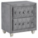 Coaster Deanna 2-drawer Rectangular Nightstand Grey Default Title