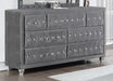 Coaster Deanna 7-drawer Rectangular Dresser Grey Default Title