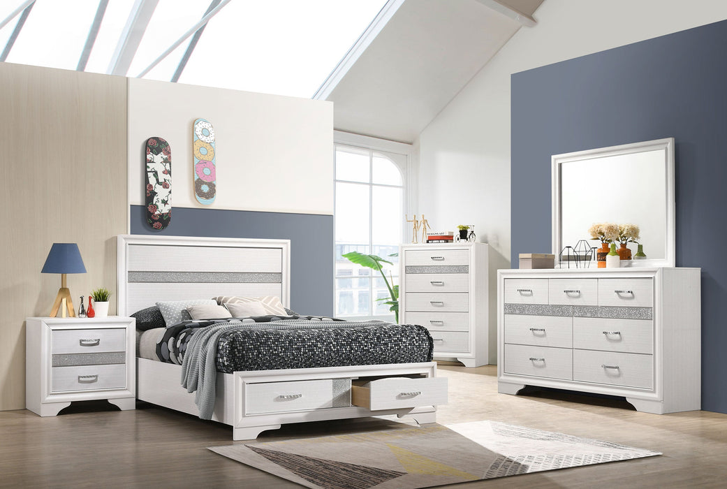 Coaster Miranda Platform Storage Bedroom Set Full Set of 5