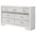 Coaster Miranda 7-drawer Dresser White and Rhinestone Default Title