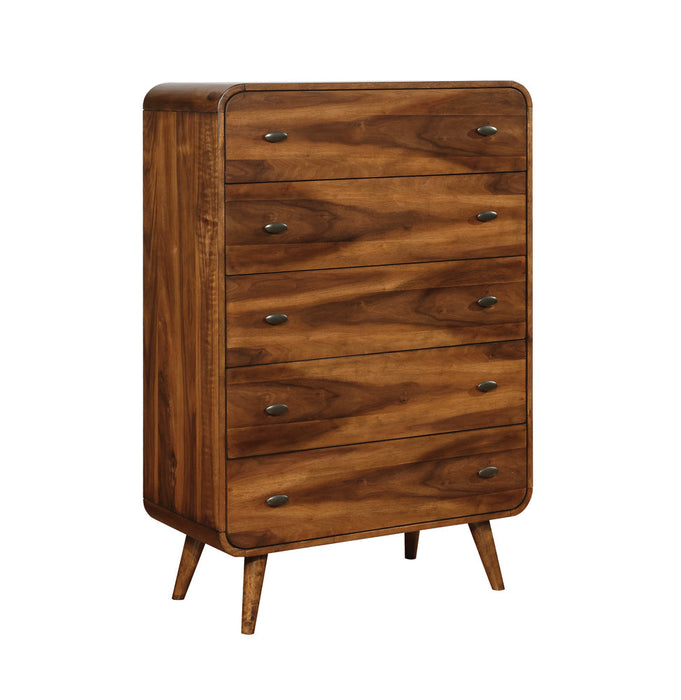 Coaster Robyn 5-drawer Chest Dark Walnut Default Title