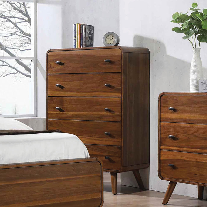 Coaster Robyn 5-drawer Chest Dark Walnut Default Title