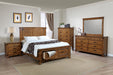 Coaster Brenner Storage Bedroom Set Rustic Honey Full Set of 4