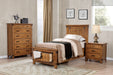 Coaster Brenner Storage Bedroom Set Rustic Honey Twin Set of 4