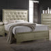 Coaster Beaumont Upholstered Bed Champagne King