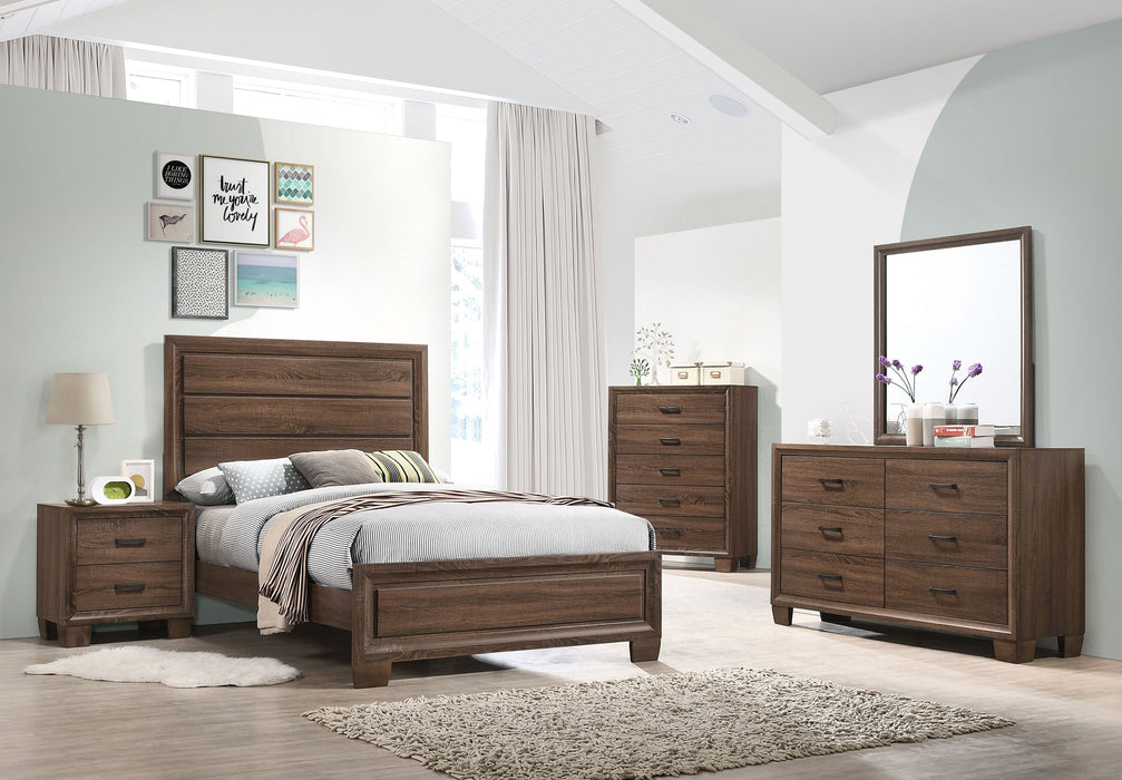 Brandon 4-piece Queen Bedroom Set Warm Brown