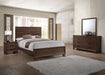 Brandon 4-piece Queen Bedroom Set Warm Brown