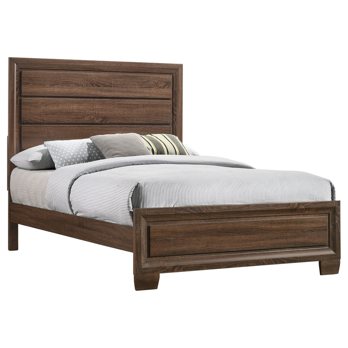 Coaster Brandon Panel Bed Medium Warm Brown Queen