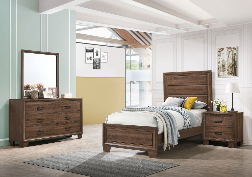 Brandon 4-piece Queen Bedroom Set Warm Brown