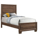 Coaster Brandon Panel Bed Medium Warm Brown Twin