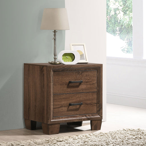 Coaster Brandon 2-drawer Nightstand Medium Warm Brown Default Title