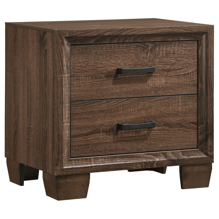 Coaster Brandon 2-drawer Nightstand Medium Warm Brown Default Title