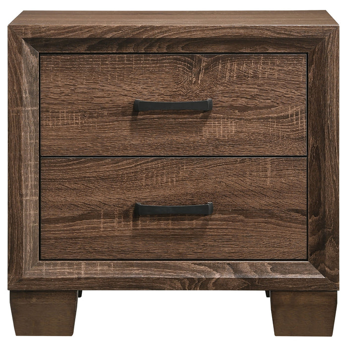 Coaster Brandon 2-drawer Nightstand Medium Warm Brown Default Title