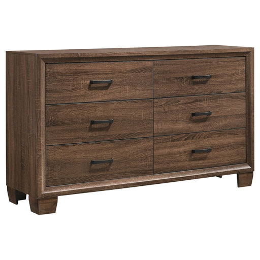 Coaster Brandon 6-drawer Dresser Medium Warm Brown Default Title