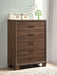 Coaster Brandon 5-drawer Chest Medium Warm Brown Default Title