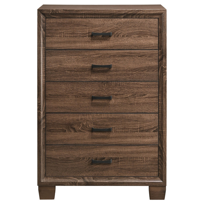 Coaster Brandon 5-drawer Chest Medium Warm Brown Default Title