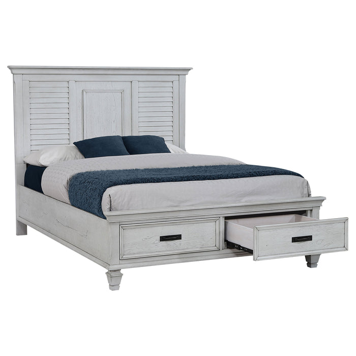 Franco  Storage Bed Antique White